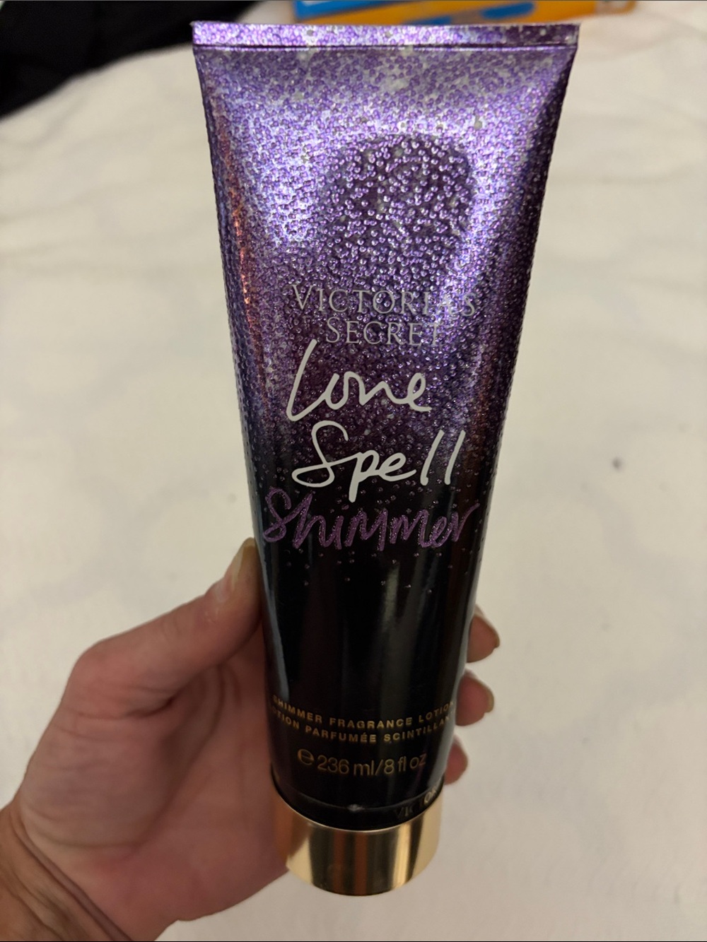 Victoria's Secret Purple Shimmer Love Spell Fragrance Lotion